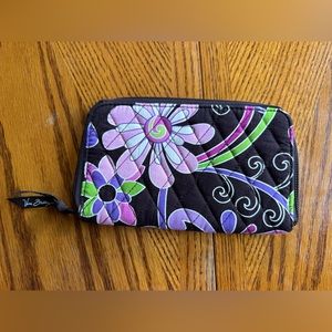 Vintage Vera Bradley Purple Punch quilted wallet. Excellent condition!